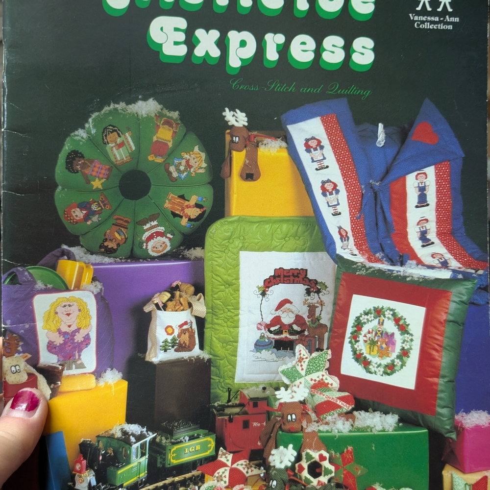 Christmas Express Cross-Stitch Book